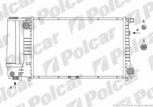 Polcar 20150801 - Радіатор, охолодження двигуна autozip.com.ua