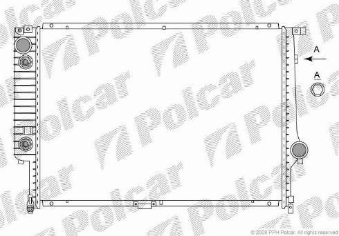 Polcar 201508-1 - Радіатор, охолодження двигуна autozip.com.ua