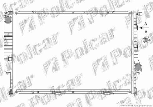 Polcar 201508A6 - Радіатор, охолодження двигуна autozip.com.ua