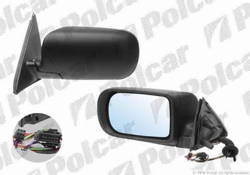 Polcar 2016514M - Зовнішнє дзеркало autozip.com.ua