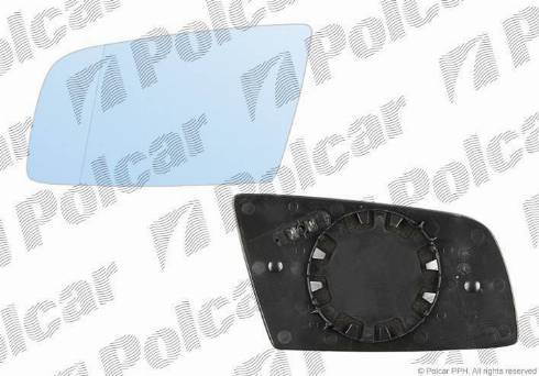 Polcar 2017555M - Дзеркальне скло, зовнішнє дзеркало autozip.com.ua