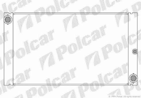 Polcar 2017084X - Радіатор, охолодження двигуна autozip.com.ua