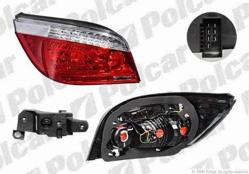 Polcar 2017873E - Задній ліхтар autozip.com.ua