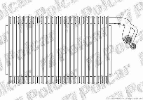 Polcar 2017P8-1 - Осушувач кондиціонера BMW 5 E60. E60N-6 E63. E63N -10 autozip.com.ua
