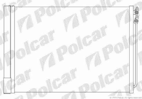 Polcar 2025K81X - Конденсатор, кондиціонер autozip.com.ua