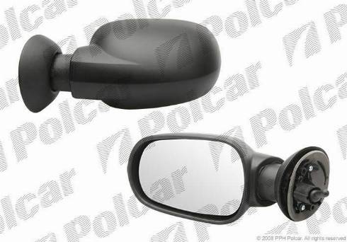 Polcar 2800511M - Зовнішнє дзеркало autozip.com.ua