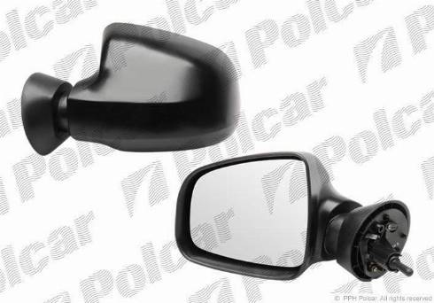 Polcar 2801511M - Зовнішнє дзеркало autozip.com.ua