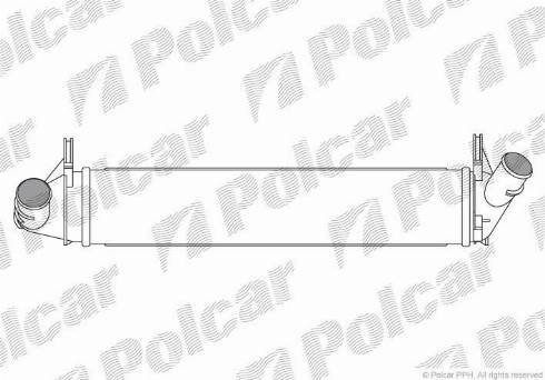 Polcar 2801J8-1 - Интеркулер autozip.com.ua