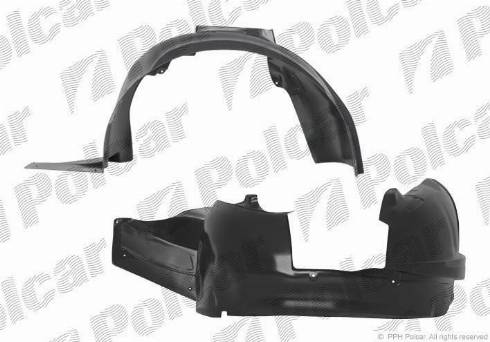 Polcar 2397FL-1 - Обшивка, колісна ніша autozip.com.ua