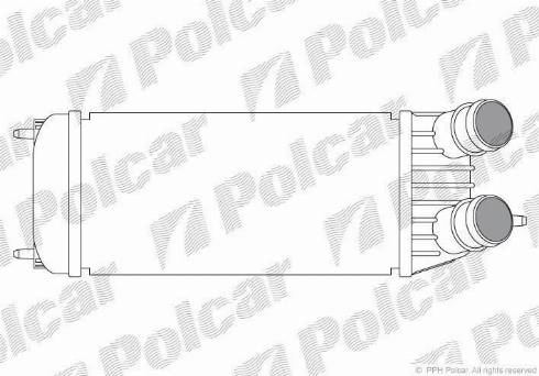 Polcar 2397J8-1 - Інтеркулер autozip.com.ua
