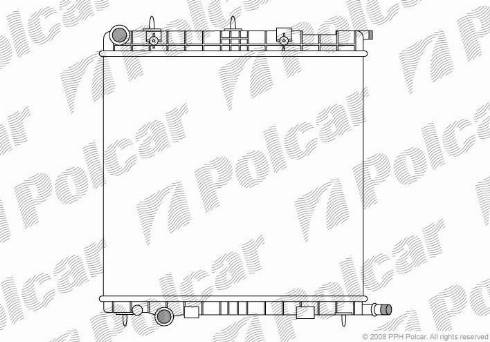 Polcar 231508-2 - Радіатор, охолодження двигуна autozip.com.ua