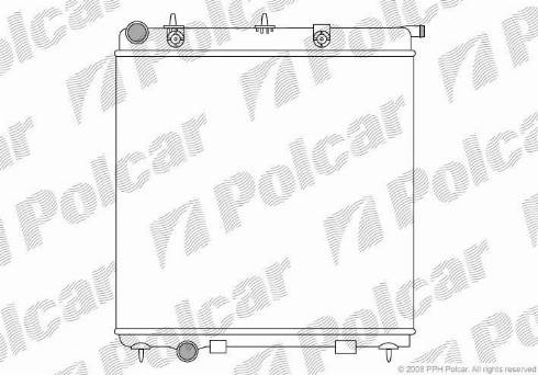 Polcar 231508A1 - Радіатор, охолодження двигуна autozip.com.ua