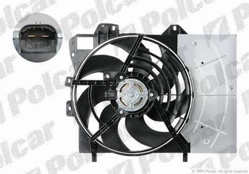 Polcar 231623W2 - Вентилятор, охолодження двигуна autozip.com.ua