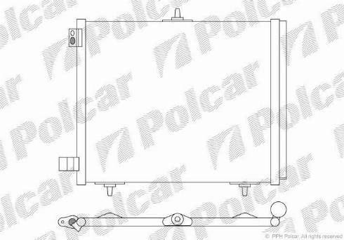 Polcar 2316K82X - Конденсатор, кондиціонер autozip.com.ua