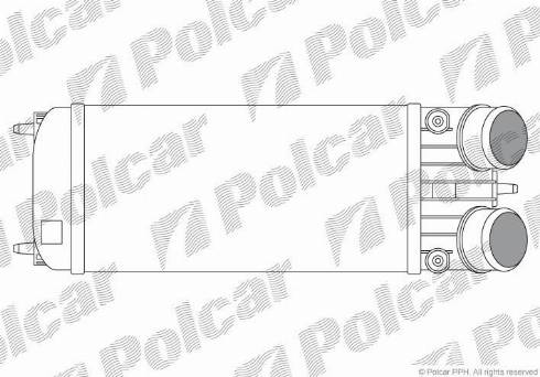 Polcar 2318J81X - Интеркулер autozip.com.ua