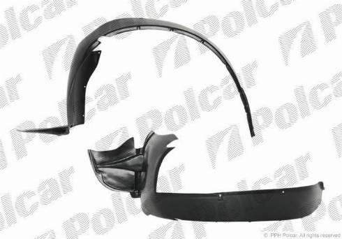 Polcar 2380FL-1 - Обшивка, колісна ніша autozip.com.ua