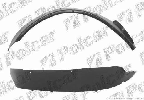 Polcar 2380FL-3 - Обшивка, колісна ніша autozip.com.ua