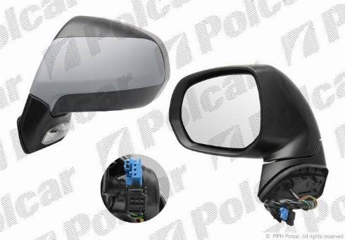 Polcar 2331526M - Зовнішнє дзеркало autozip.com.ua