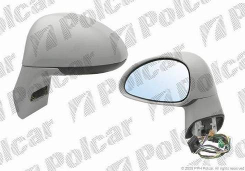 Polcar 2329525M - Зовнішнє дзеркало autozip.com.ua