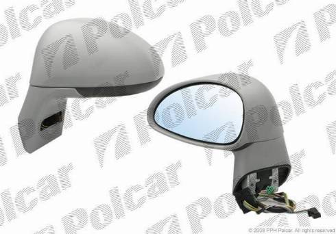 Polcar 2329524M - Зовнішнє дзеркало autozip.com.ua