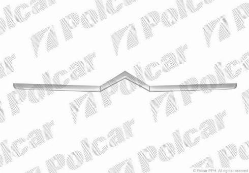 Polcar 232905-1 - Решітка радіатора autozip.com.ua
