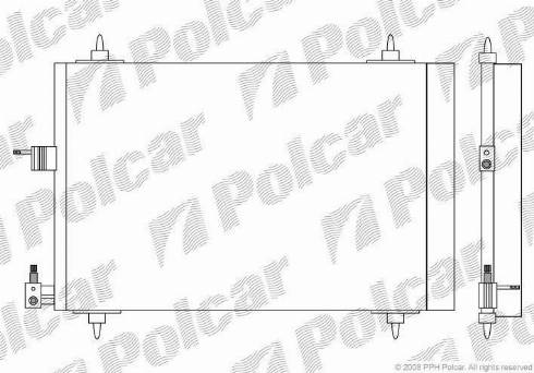 Polcar 2327K81X - Конденсатор, кондиціонер autozip.com.ua