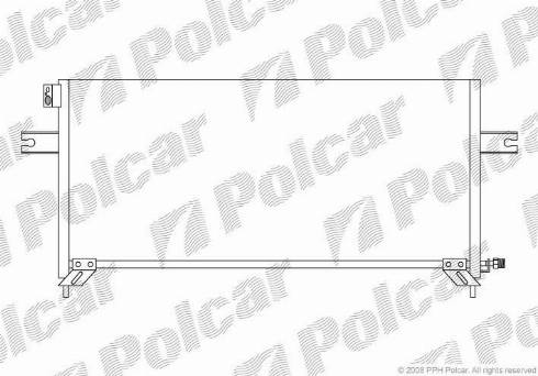 Polcar 2796K8C1 - Конденсатор, кондиціонер autozip.com.ua