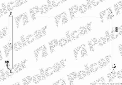Polcar 2746K8C1 - Конденсатор, кондиціонер autozip.com.ua