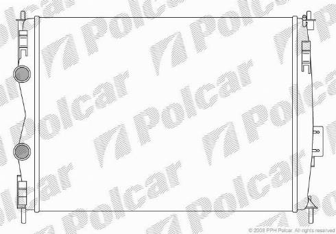 Polcar 2759081X - Радіатор, охолодження двигуна autozip.com.ua