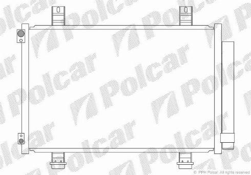 Polcar 7406K81K - Конденсатор, кондиціонер autozip.com.ua