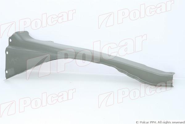 Polcar 75D102-8 - Кронштейн, кріплення крила autozip.com.ua