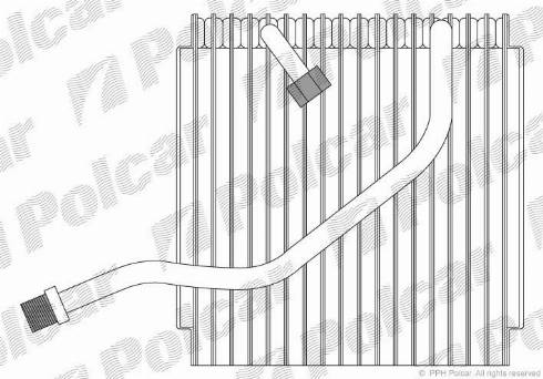 Polcar 7211P8-1 - Випарник, кондиціонер autozip.com.ua