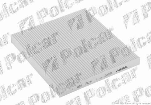 Polcar ASF2475 - Фільтр, повітря у внутрішній простір autozip.com.ua