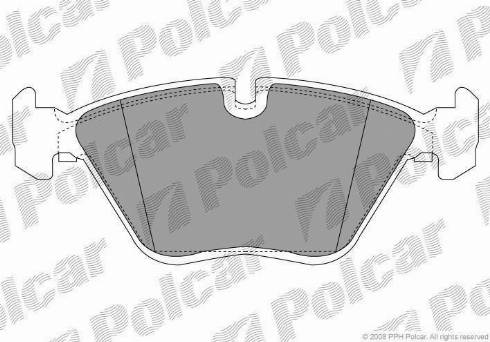 Polcar IE181296 - Гальмівні колодки, дискові гальма autozip.com.ua