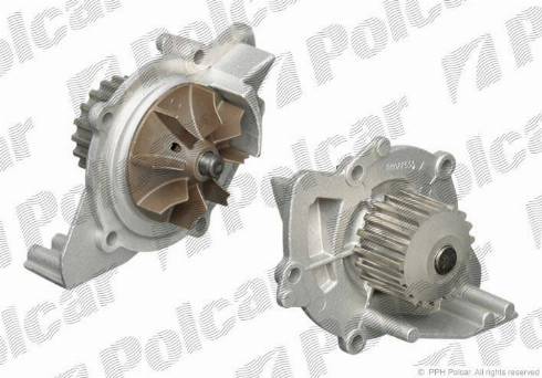 Polcar BPA7409 - Водяний насос + комплект зубчатого ременя autozip.com.ua