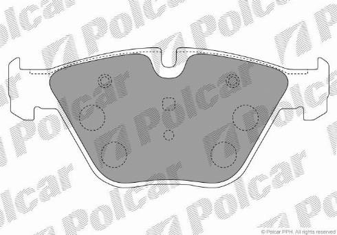 Polcar IE181577 - Гальмівні колодки, дискові гальма autozip.com.ua