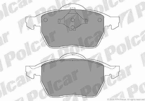 Polcar IE181138 - Гальмівні колодки, дискові гальма autozip.com.ua