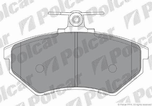 Polcar S70-0005 - Гальмівні колодки, дискові гальма autozip.com.ua