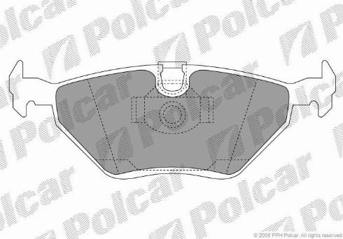 Polcar S70-1083 - Гальмівні колодки, дискові гальма autozip.com.ua