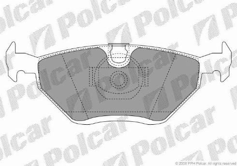 Polcar S70-1087 - Гальмівні колодки, дискові гальма autozip.com.ua