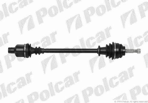 Polcar T49154A - Приводний вал autozip.com.ua