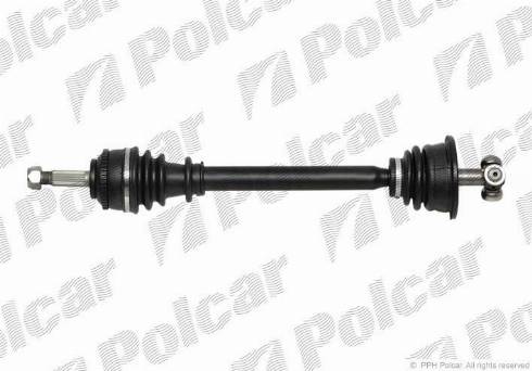 Polcar T49137A - Приводний вал autozip.com.ua