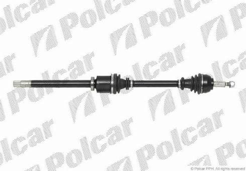 Polcar T49228 - Шарнір, ШРУС, приводний вал autozip.com.ua