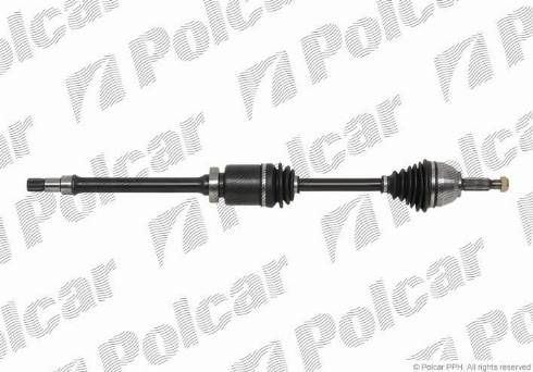 Polcar T68400 - Приводний вал autozip.com.ua