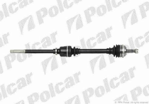 Polcar T29092A - Приводний вал autozip.com.ua