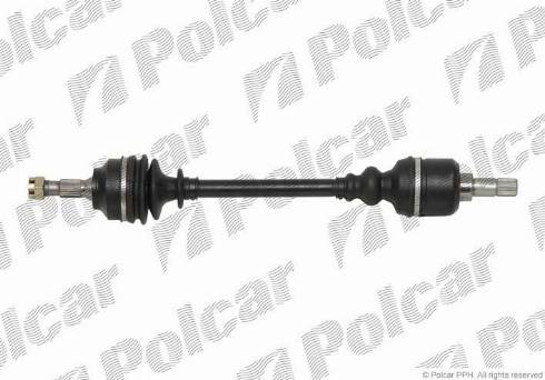 Polcar T29123 - Приводний вал autozip.com.ua