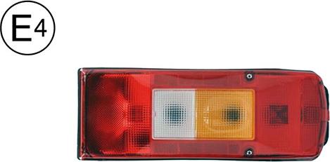 Poliplast 240.16102D - Задній ліхтар autozip.com.ua
