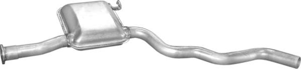Polmo 08.363 - Середній глушник вихлопних газів autozip.com.ua