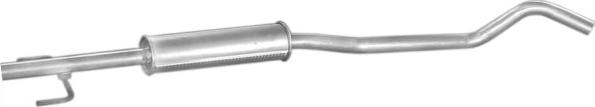 Polmo 17.583 - Середній глушник вихлопних газів autozip.com.ua