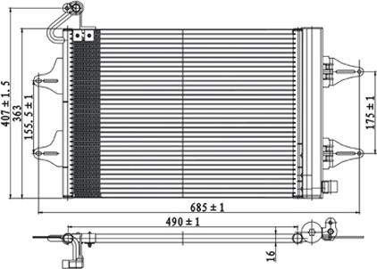 PowerMax 7110158 - Конденсатор, кондиціонер autozip.com.ua